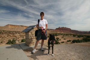 Chelle and Muttley in Utah