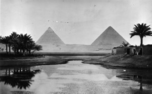 Nile River at Giza, circa1900 AD