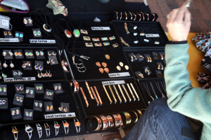 Artistic jewelry in the Plaza