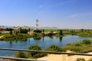 Crossing the Colorado River at Blythe