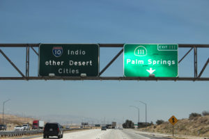 I-10 to Palm Springs and 100 plus