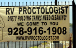 An RV Proctologist?